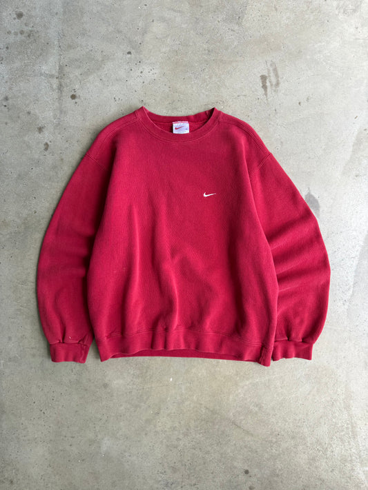 Vintage 90s Side Shoosh Crew - M