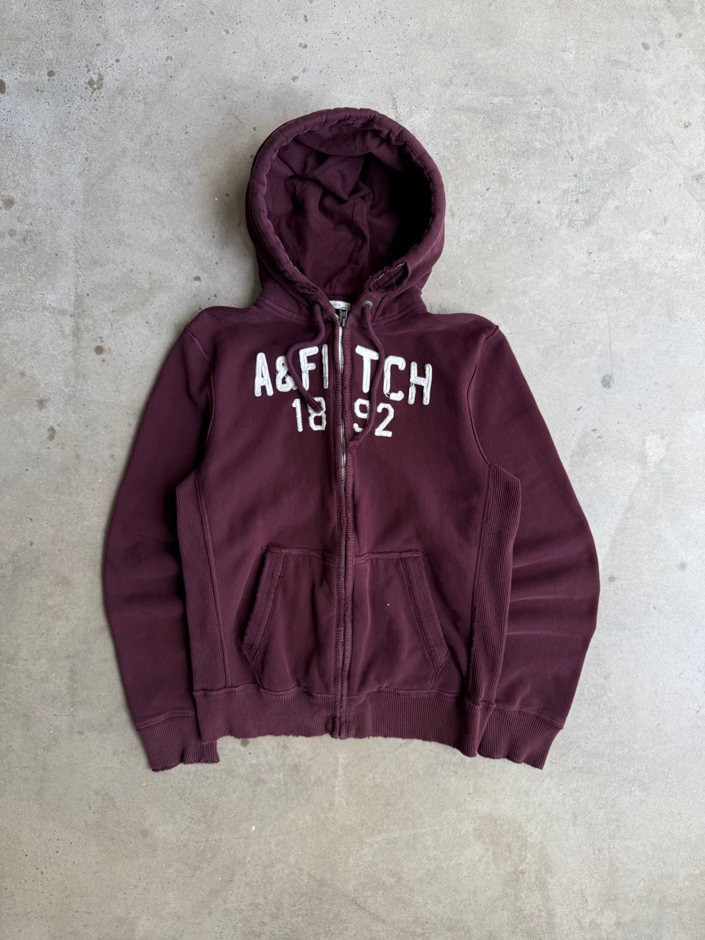 Vintage 2000s Abercombie & Fitch Zip Up Hoodie - XL