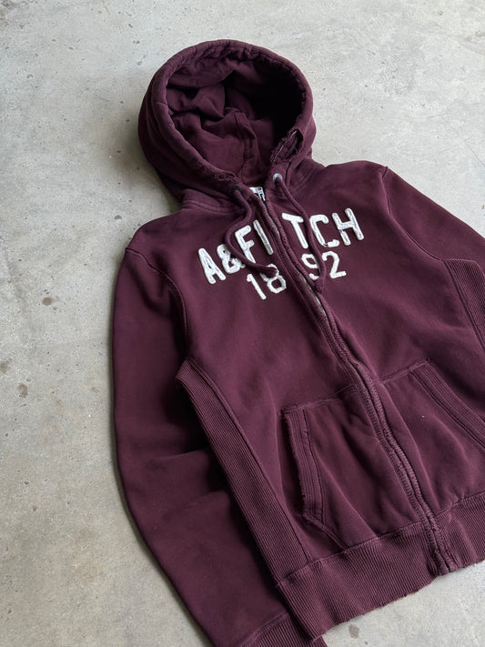 Vintage 2000s Abercombie & Fitch Zip Up Hoodie - XL