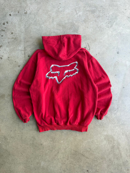 Vintage Fox Racing Metallic Hoodie - XL