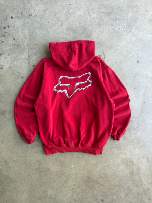 Vintage Fox Racing Metallic Hoodie - XL
