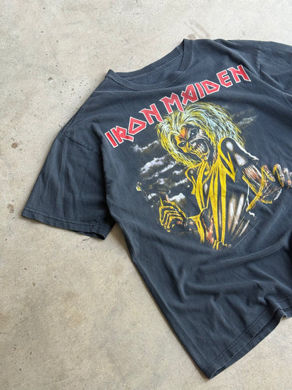 Vintage Faded Iron Maiden Tee - L