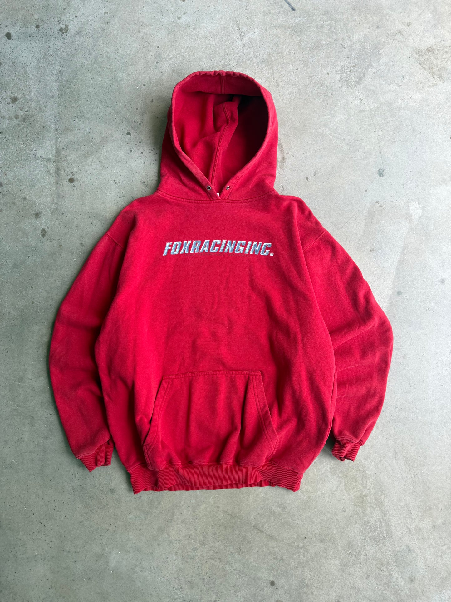 Vintage Fox Racing Metallic Hoodie - XL