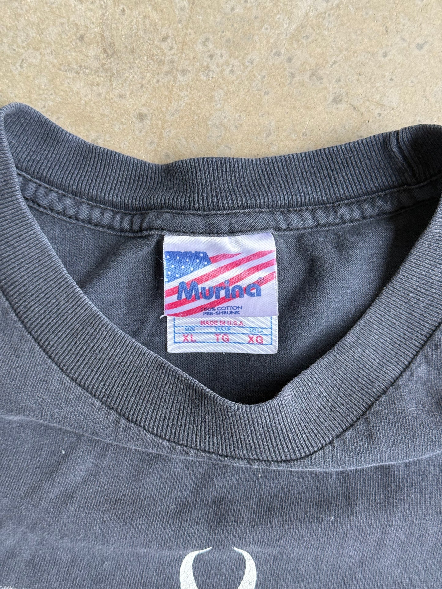 Vintage Faded & Distressed Surf Tee - XL