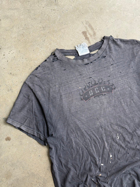 Vintage Faded & Distressed Occ Tee - M