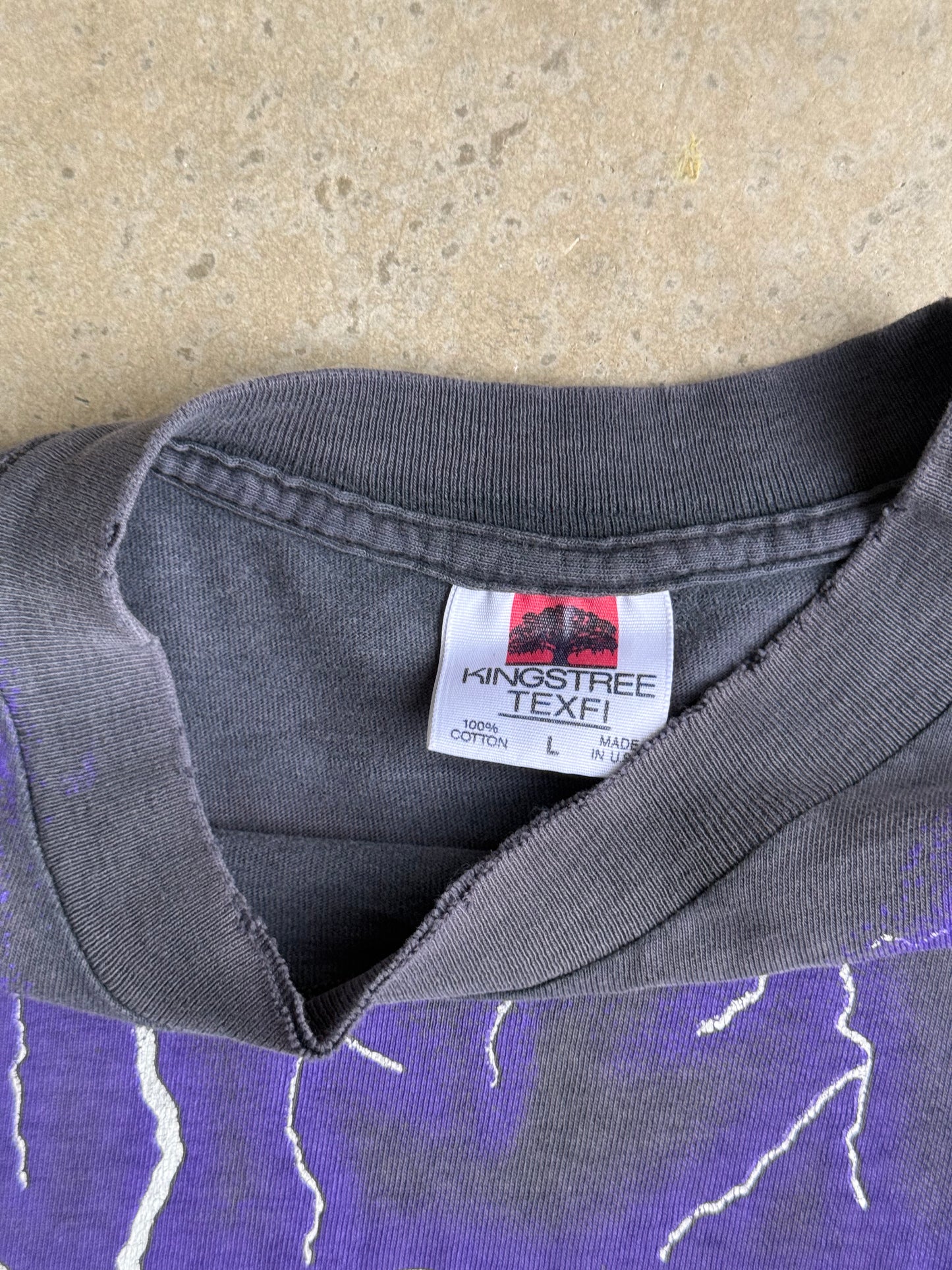 Vintage Faded & Distressed Brooks And Duns Tee - L