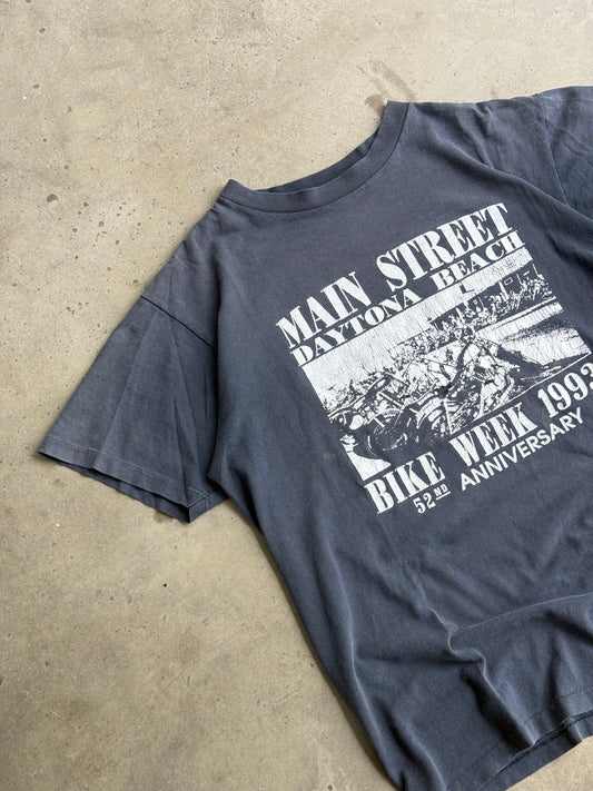 Vintage Faded Daytona Bike Week Tee - L