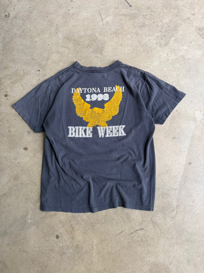 Vintage Faded Daytona Bike Week Tee - L