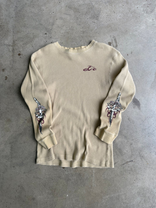 Vintage Occ thermal Long Sleeve Tee - S