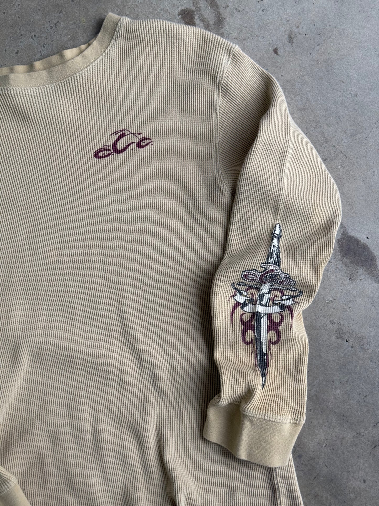 Vintage Occ thermal Long Sleeve Tee - S