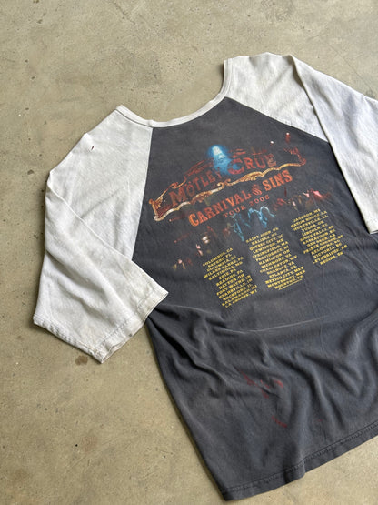 Vintage Faded Motley Crue Baseball Tee - L