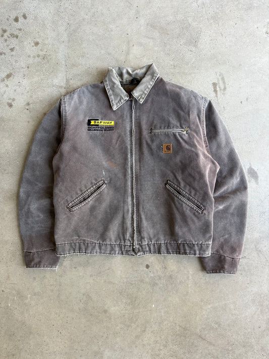 Vintage Mocha Brown Carhartt Detroit Jacket - L