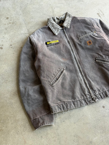Vintage Mocha Brown Carhartt Detroit Jacket - L