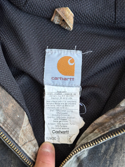 Vintage Real Tree Camo Hooded Carhartt Jacket - XS