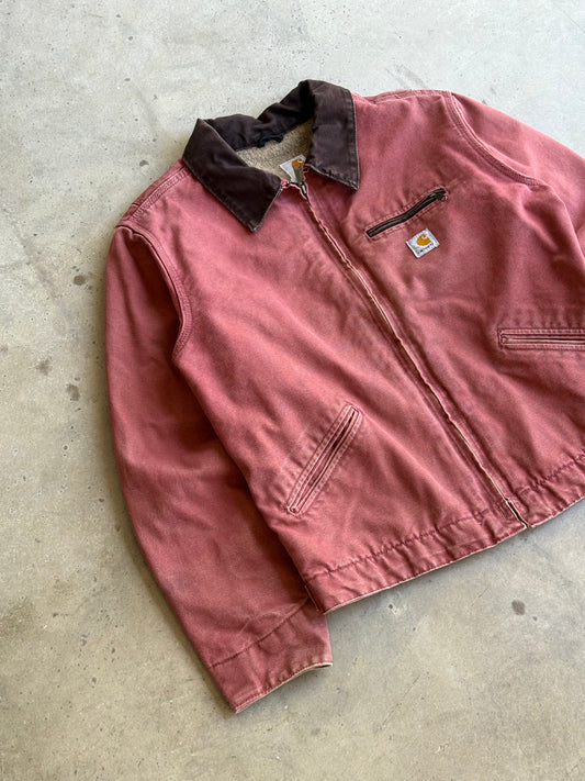 Vintage Salomon Pink Carhartt Detroit Jacket - L