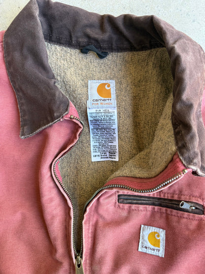 Vintage Salomon Pink Carhartt Detroit Jacket - L