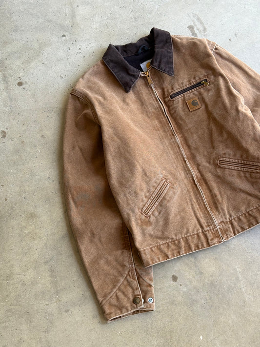 Vintage Tan Carhartt Detroit Jacket -  XS