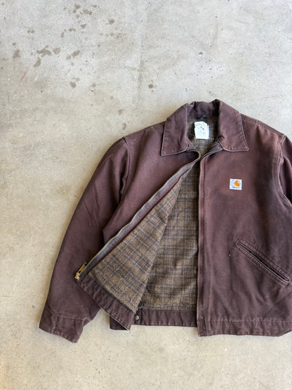 Vintage Mocha Brown Carhartt Detroit Jacket - M