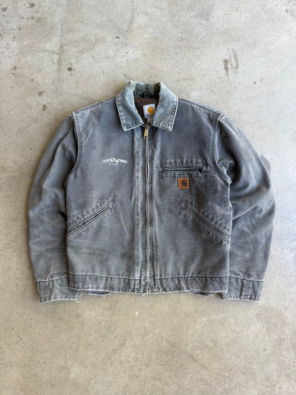 Vintage Charcoal Grey Carhartt Detroit Jacket - S