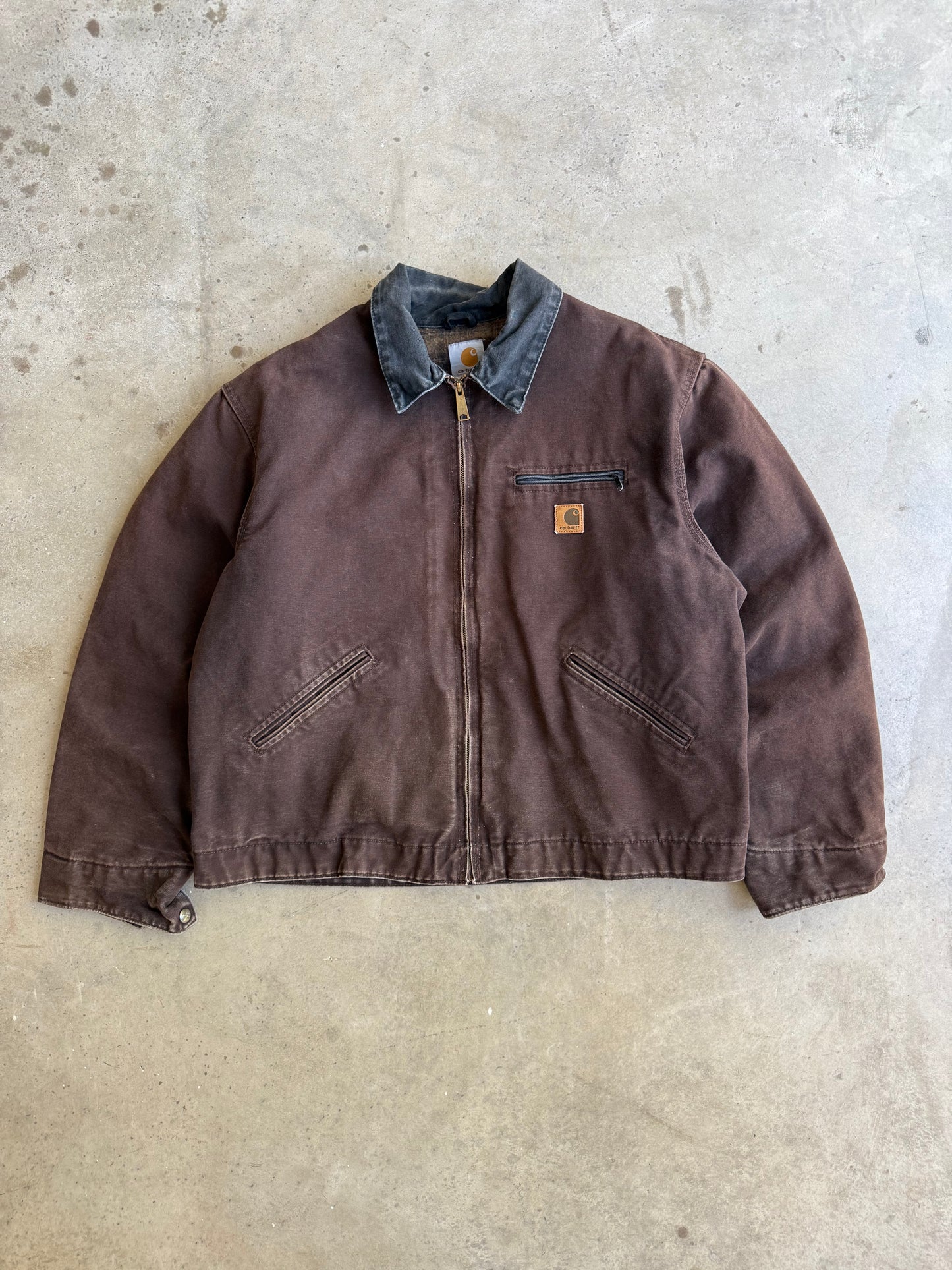 Vintage Brown Carhartt Detroit Jacket - XL