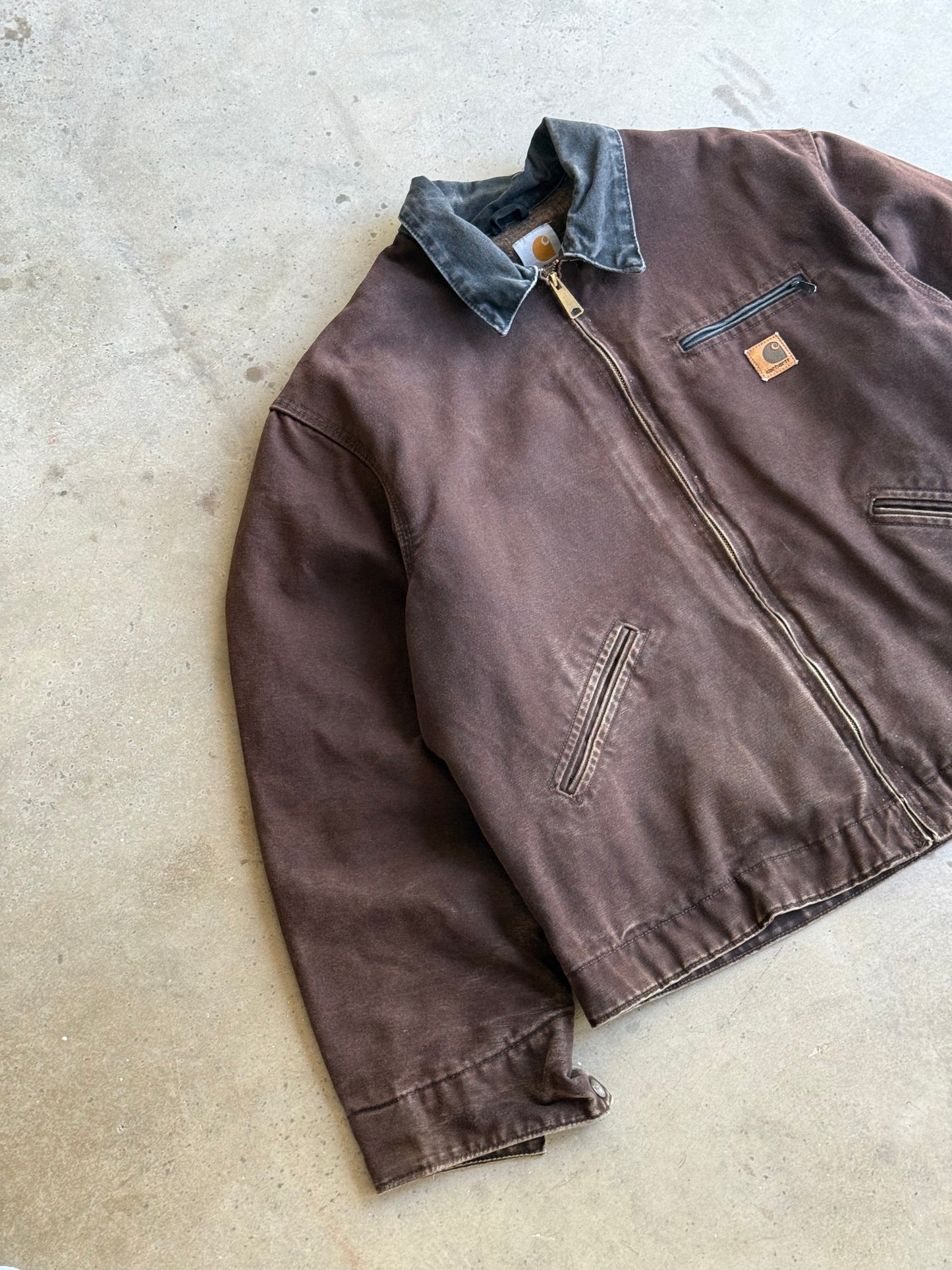 Vintage Brown Carhartt Detroit Jacket - XL