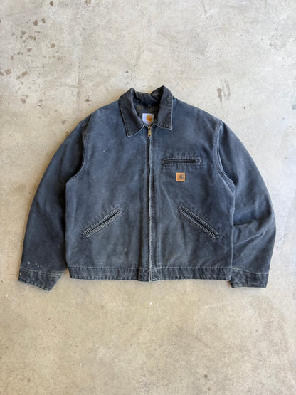 Vintage Faded Grey Carhartt Detroit Jacket - XL