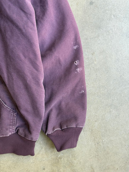 Vintage Plum Carhartt Hooded Jacket - XL