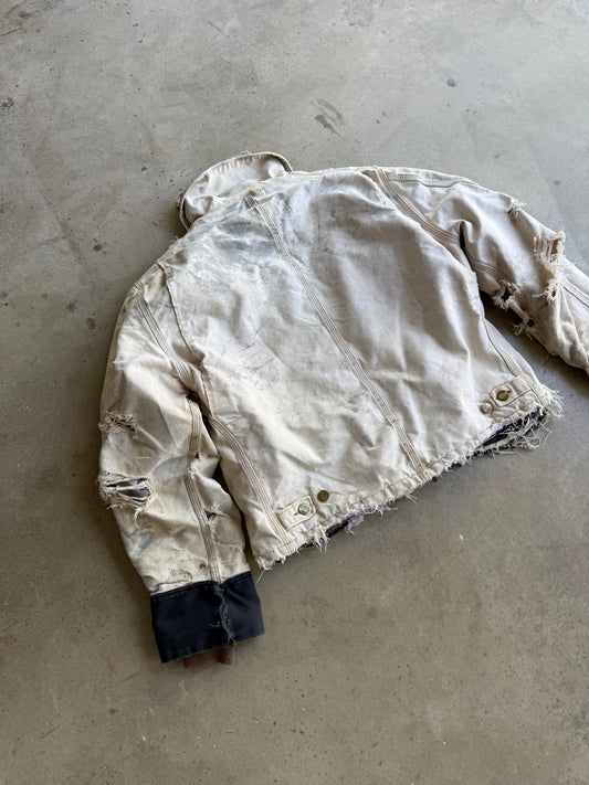 Vintage Faded & Distressed Carhartt Jacket - L