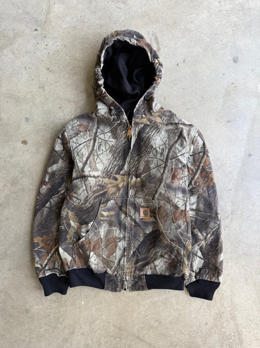 Vintage Camo Realtree Hooded Carhart Jacket - XXS
