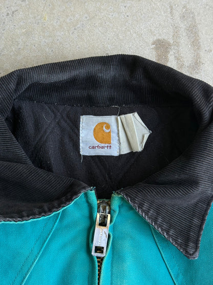 Vintage 80s Teal Santa Fe Carhartt Jacket - L